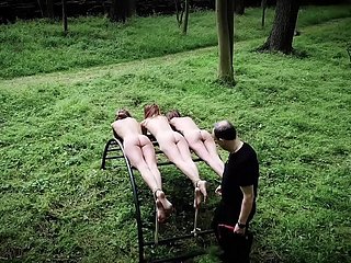 One teen slaves chastisement and red-faced in inexact bdsm