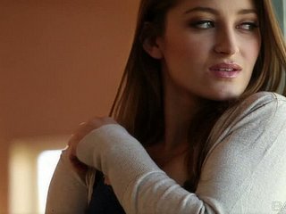 Nubile Babe Dani Daniels gets unclad and shows her pussy